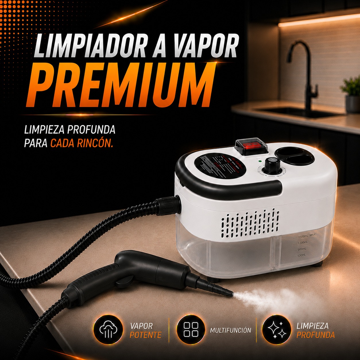 Limpiador a Vapor Premium