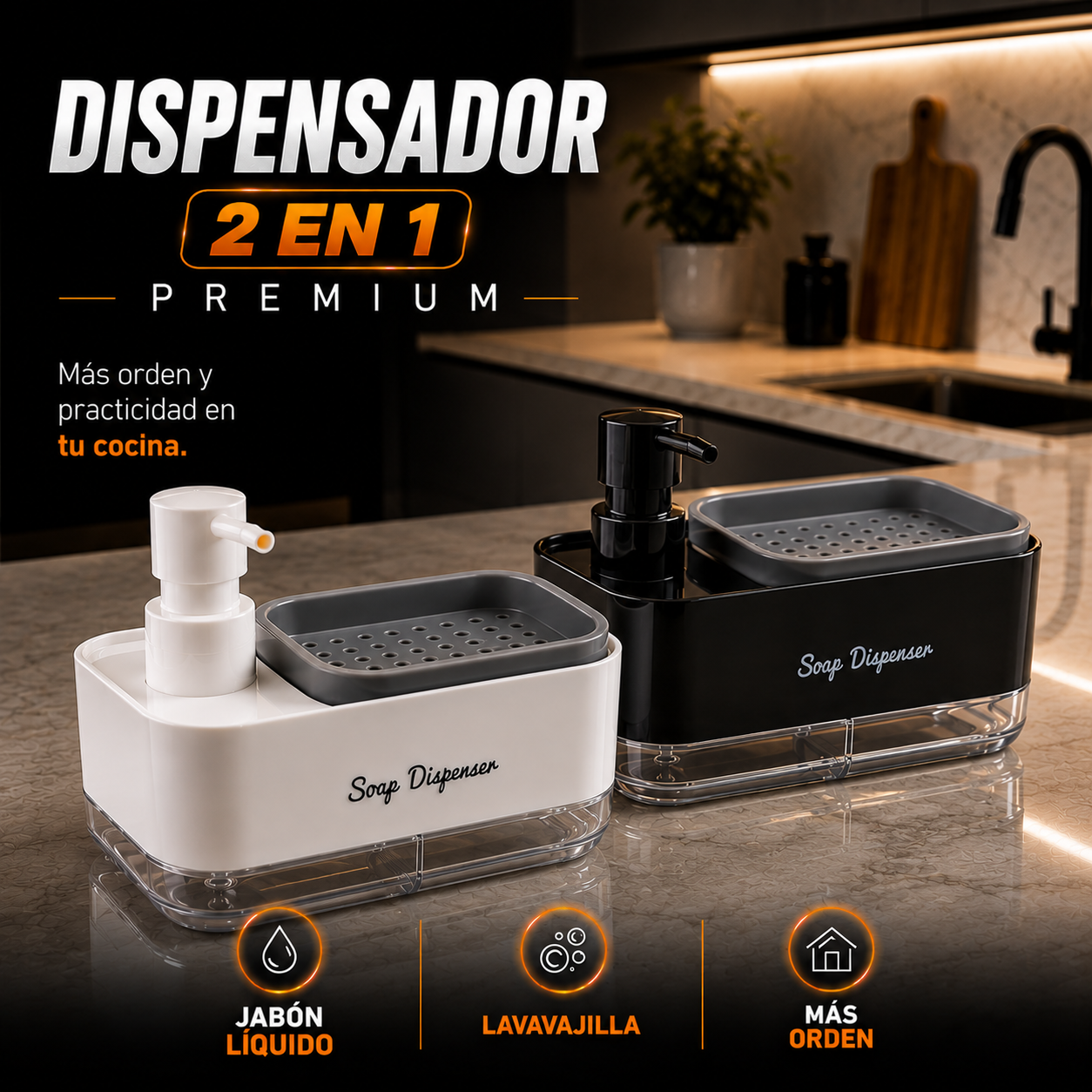 DISPENSADOR 2 EN 1 PREMIUM
