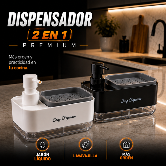 DISPENSADOR 2 EN 1 PREMIUM